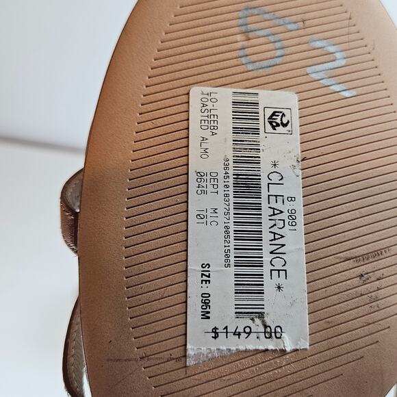 Louise et Cie Leather Strappy Block Heeled Sandals Leeba Women's 9.5 Party Work - Picture 9 of 12